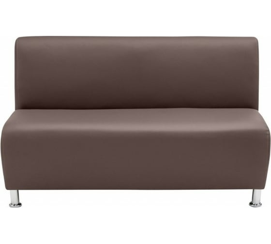 Изображение товара Секция дивана Мягкий офис Классик двухместная коричневая КЛ601КОР