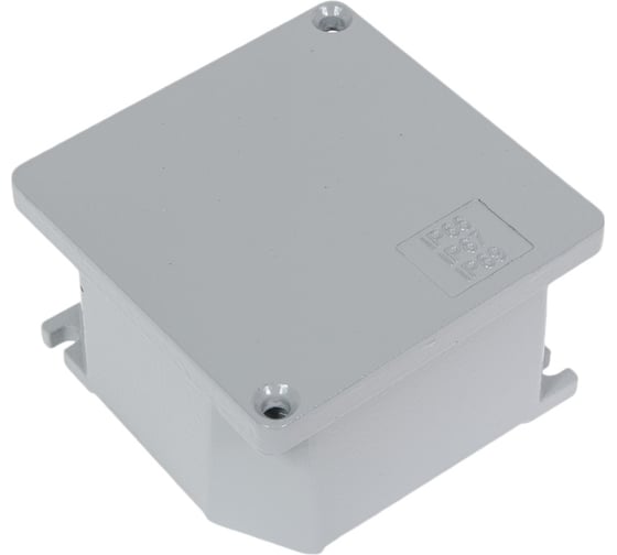 Изображение товара Ответвительная коробка DKC 90х90х53мм IP66 RAL9006 окрашенная, алюминий 65300