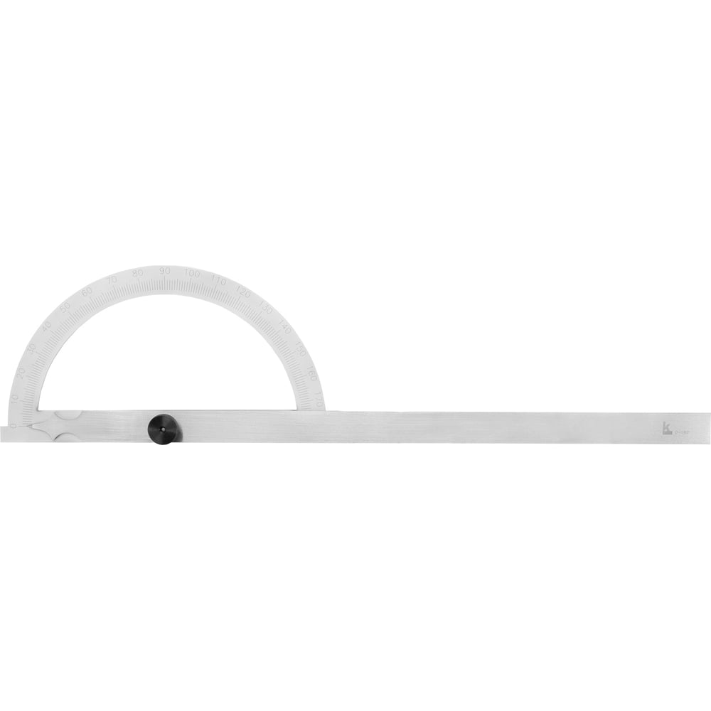 Изображение товара Угломер-транспортир КАЛИБРОН УТ-180 0-180 300x500мм с поверкой