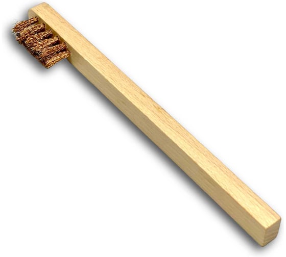 Изображение товара Щетка ручная Lessmann 3х рядная, бронза гофрированная 0,15мм 132801