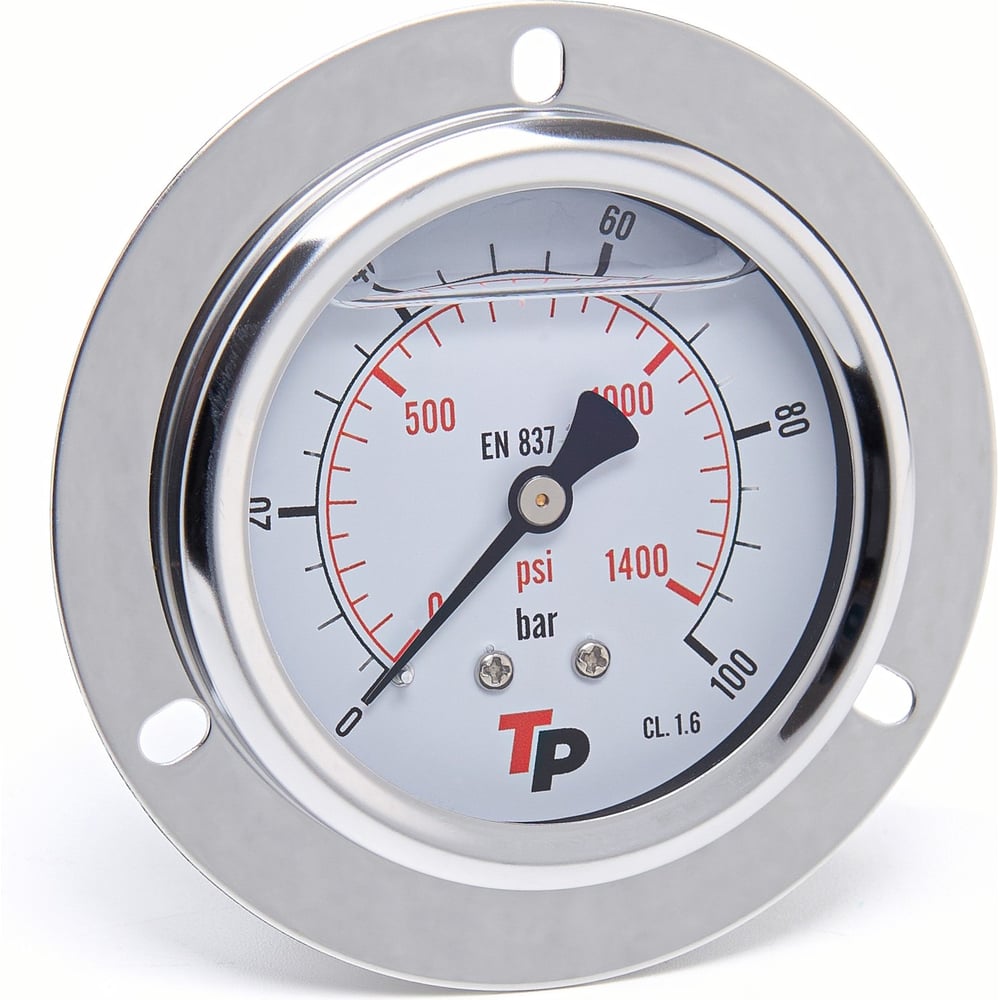 Изображение товара Гидравлический манометр Урдюга D63 мм 0-100 бар IP65 1/4 BSP МГВФ100