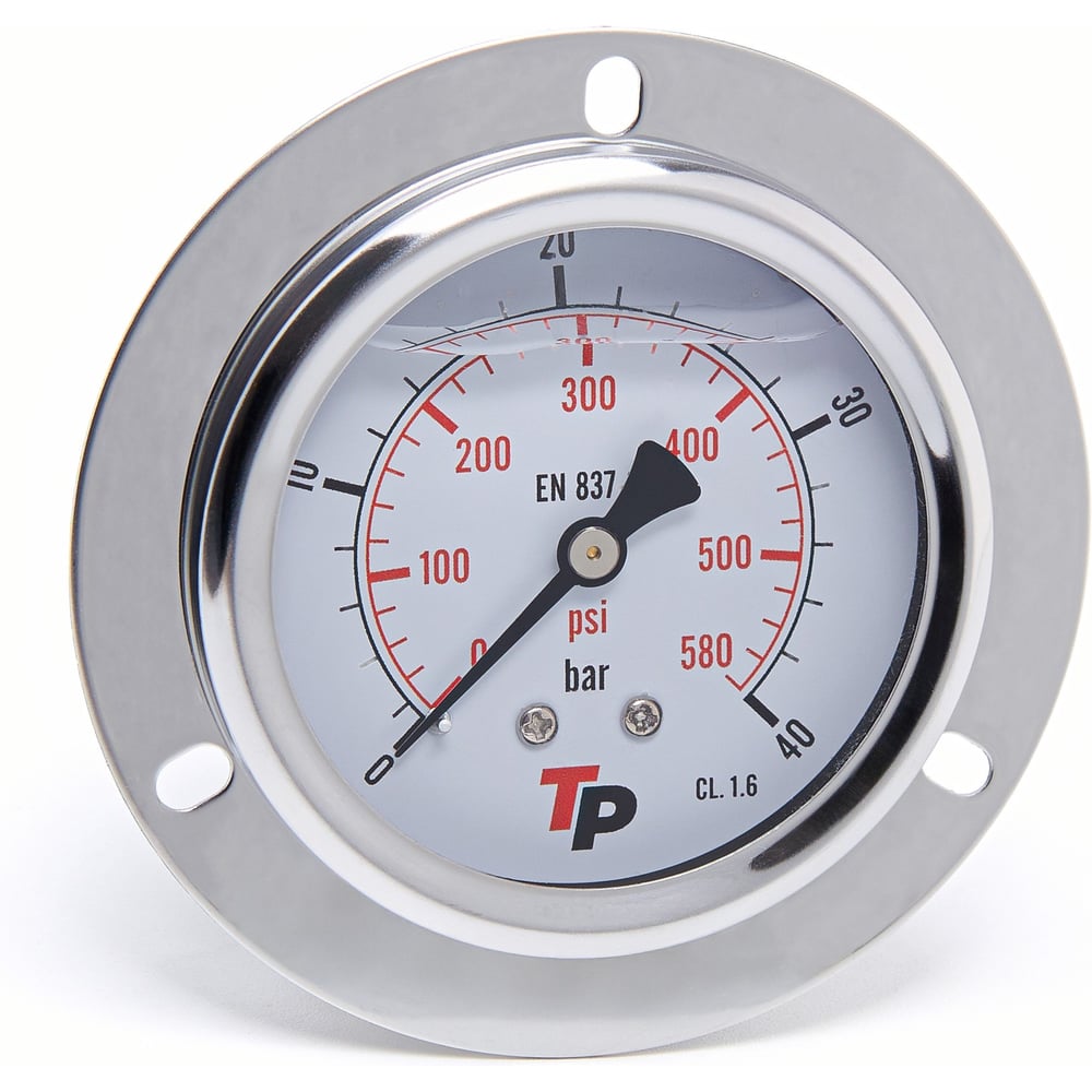 Изображение товара Манометр гидравлический Урдюга D63 мм 0-40 bar фланцевый