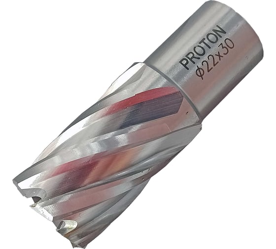 Изображение товара Сверло корончатое (22х30 мм; HSS; Weldon 19) PROTON Т0000023795