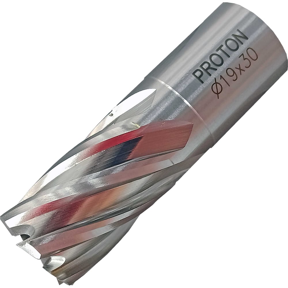 Изображение товара Сверло корончатое PROTON 19х30 мм HSS с хвостовиком Weldon 19