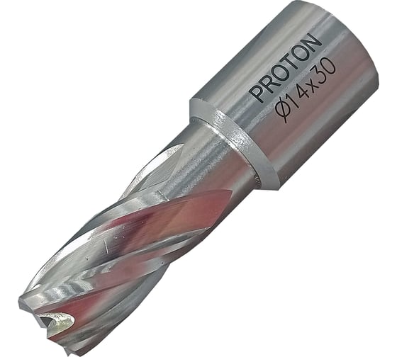 Изображение товара Сверло корончатое (14х30 мм; HSS; Weldon 19) PROTON Т0000023788