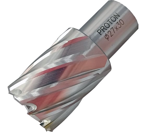 Изображение товара Сверло корончатое (27х30 мм; HSS; Weldon 19) PROTON Т0000022845