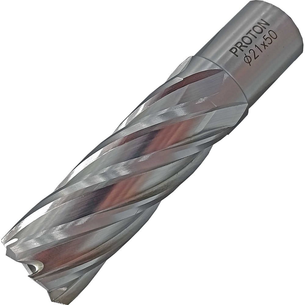 Изображение товара Сверло корончатое PROTON 21 мм 50 мм быстрорежущая сталь Weldon 19