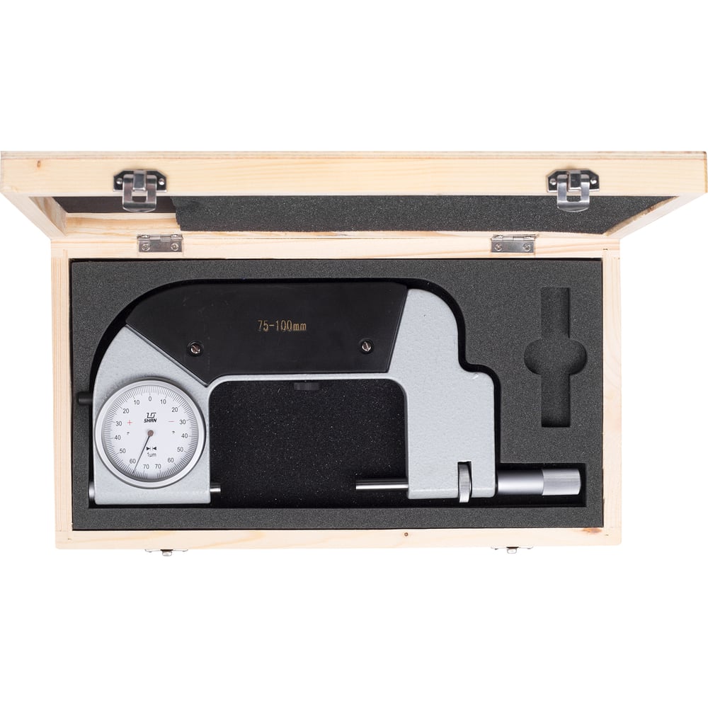 Изображение товара Рычажная скоба SHAN СР-125 0,002 мм профессиональный измерительный инструмент