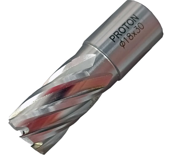 Изображение товара Сверло корончатое (18х30 мм; HSS; Weldon 19) PROTON Т0000023793