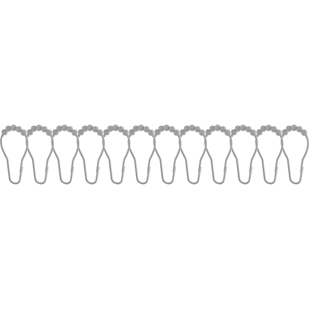 Изображение товара Кольца с роликами и замком для навеса шторок FASHUN 71х39 мм A9001-8, 3 шт