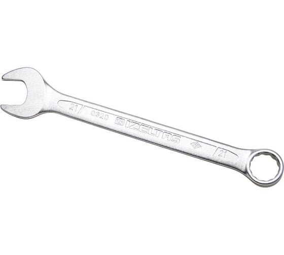 Изображение товара Комбинированный ключ плоский IZELTAS 21мм, длина 250 мм, 320020021