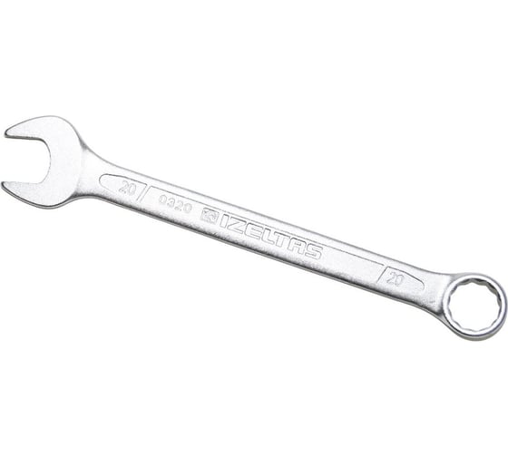 Изображение товара Комбинированный ключ плоский IZELTAS 20мм, длина 240 мм, 320020020
