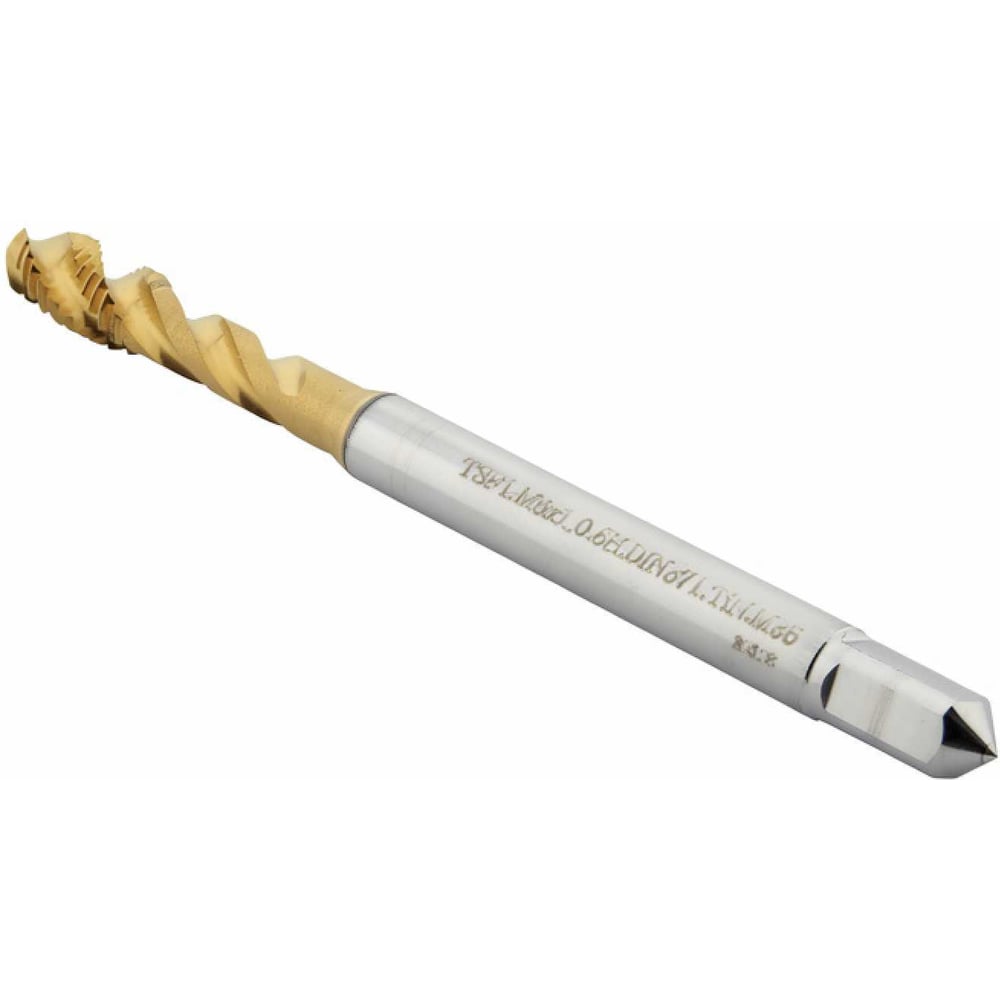 Изображение товара Метчик CNCINS М6x1,0 для глухих отверстий DIN371 TiN, TSF1