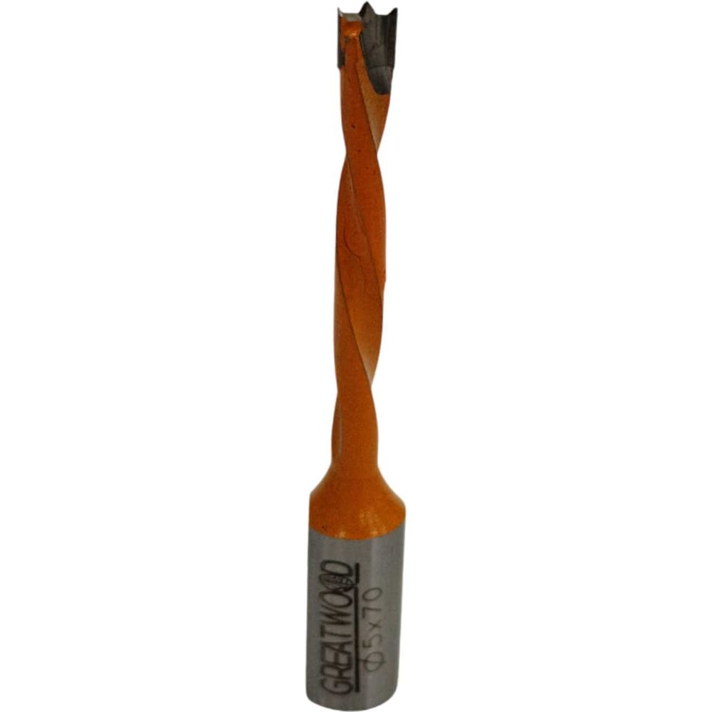 Изображение товара Сверло глухое GREATWOOD HW 5x70 S10x20 LH - для точных отверстий