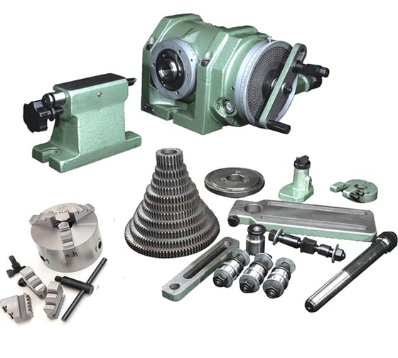 Изображение товара Универсально делительная головка УДГ Д-315 в сборе с токарным патроном 200 Beltools ri.266.14