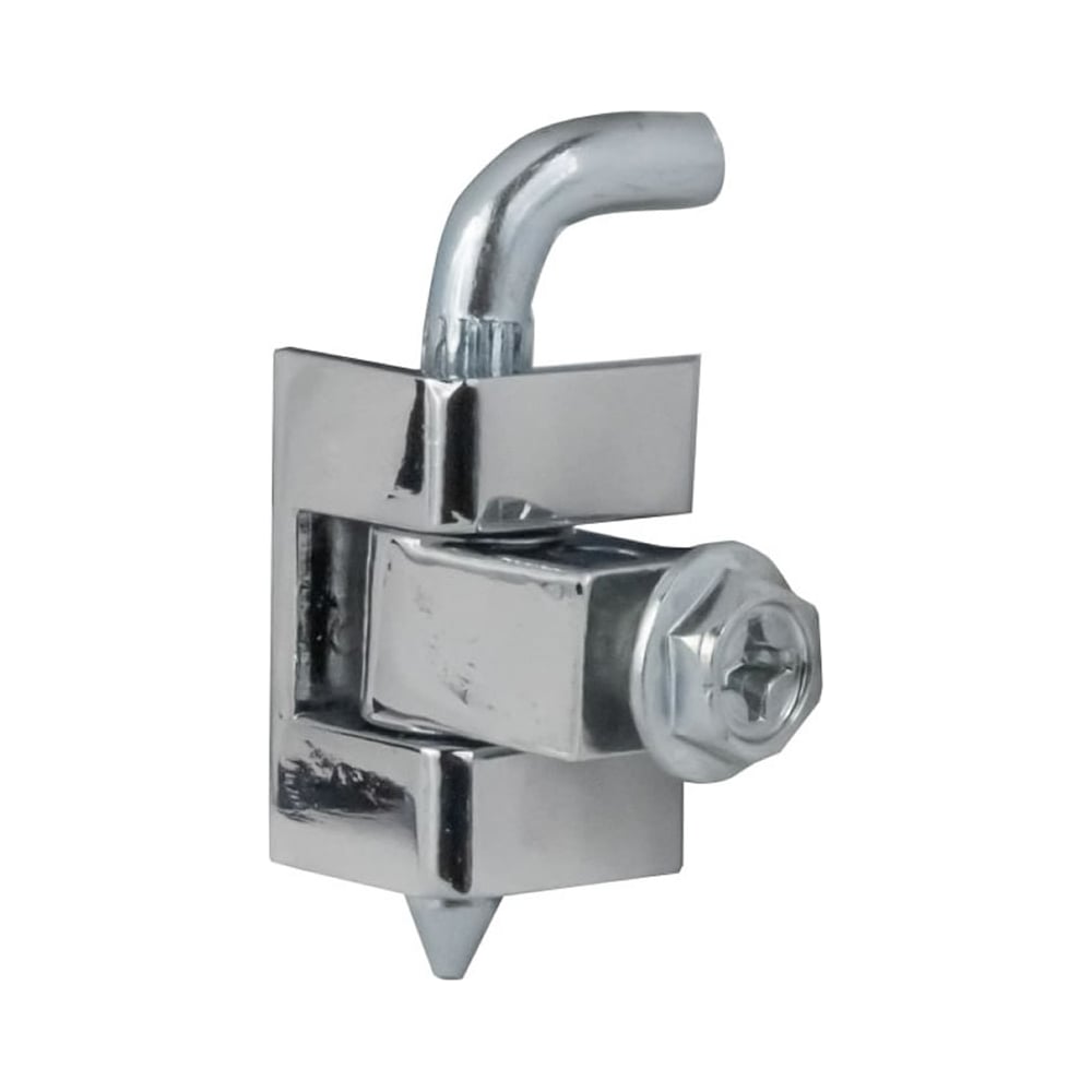 Изображение товара Угловая мебельная петля с шарнирным креплением хром 50 шт.