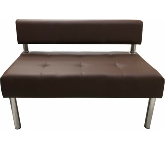 Изображение товара Секция дивана Мягкий офис Сатурн двухместная шоколадная СТР601ШК