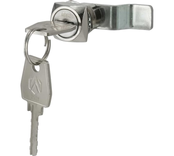 Изображение товара Замок мебельный замок.su 0802 20/90 ригель изогнут на 10 мм - 4шт. 0056.4