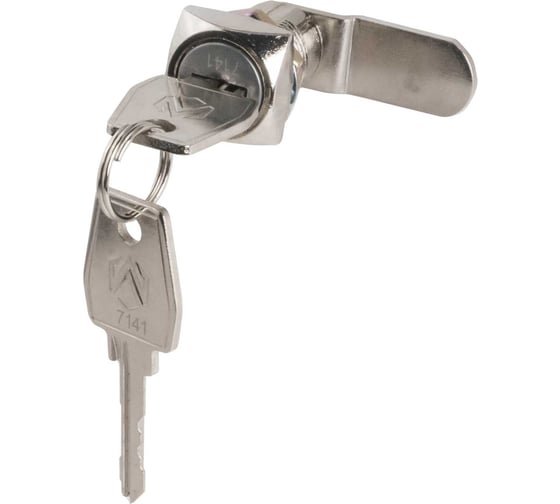 Изображение товара Замок мебельный замок.su 0802 20/90 ригель изогнут на 2 мм - 4шт. 0211.4