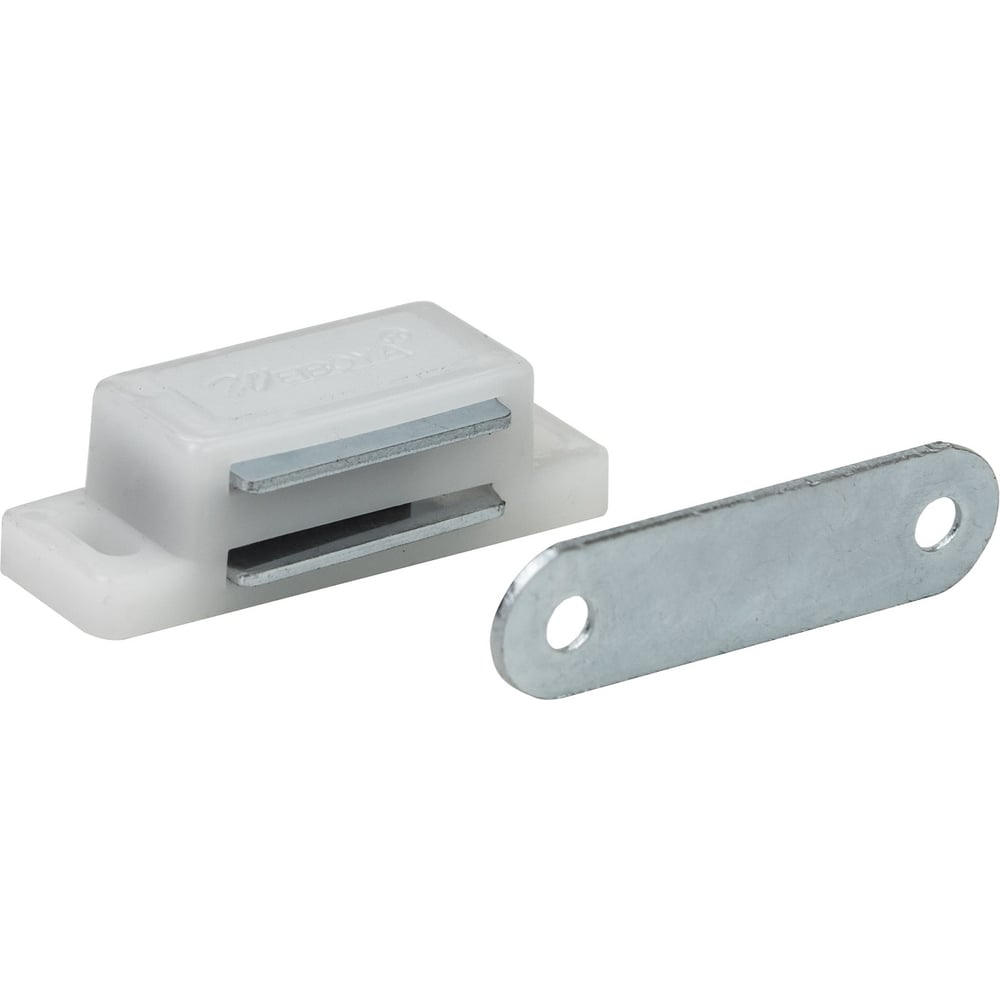 Изображение товара Магнитная защелка замок.su белая 50 шт. компактная и крепкая