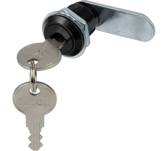 Изображение товара Замок мебельный замок.su 210-16 /цвет черный/ - 6шт. 210-16 BL.6