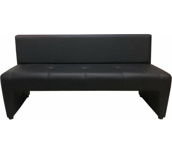 Изображение товара Диван Мягкий офис Ритм трехместный черный РТ301ЧН