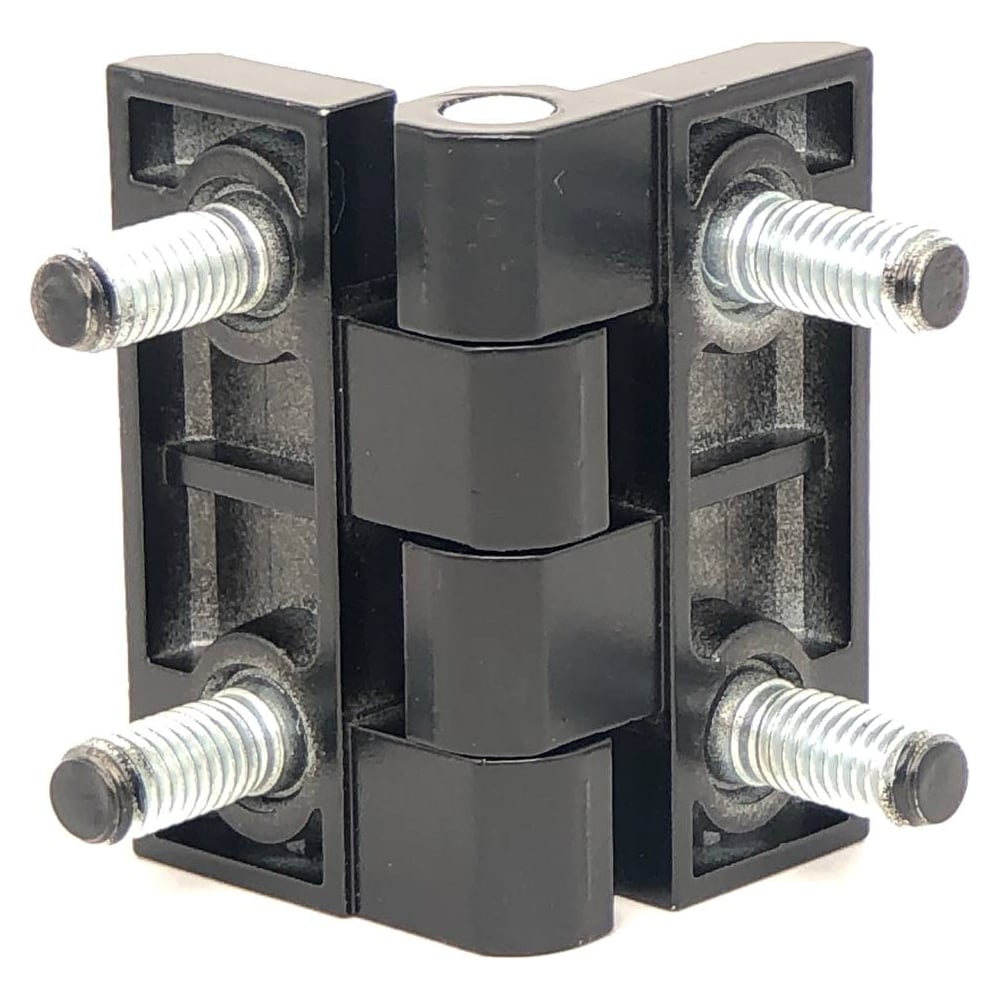 Изображение товара Петля замок.su 082 C 50x50 М6 черная мебельная петля для мебели оптом