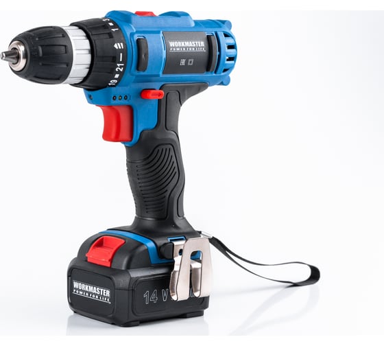 Изображение товара Аккумуляторная дрель-шуруповерт WorkMaster АШ-14ЛА