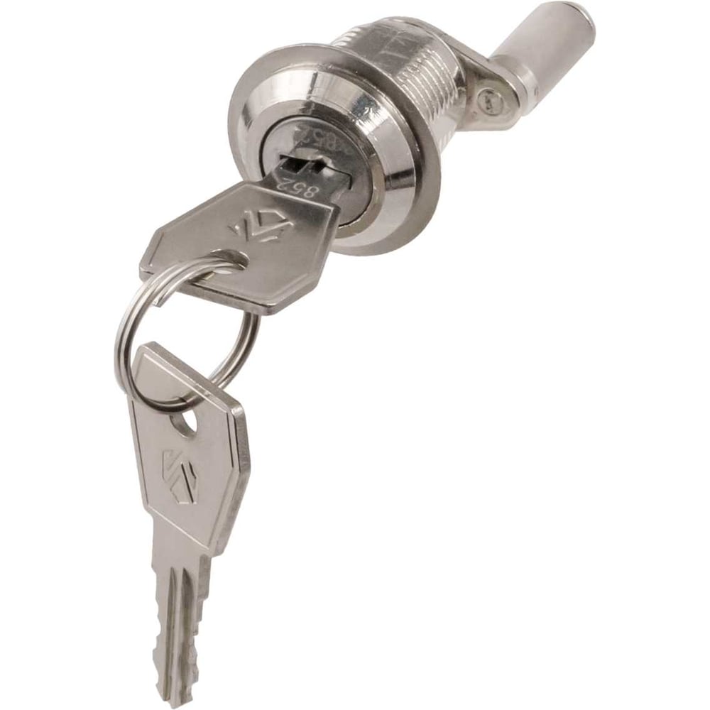 Изображение товара Мебельный замок SU EU 20/180 ригельный 2 ключа хром врезной