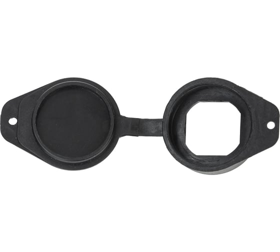 Изображение товара Крышка для замка замок.su 22x20 мм черная C - 100шт. 0222 C.100