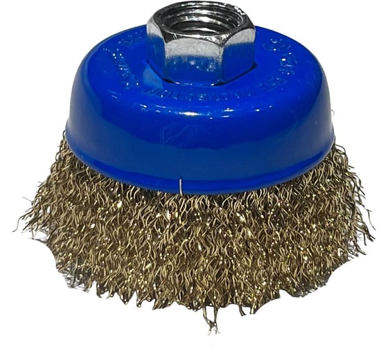 Изображение товара Щетка чашка Tsunami 75 мм, M14, проволока витая латунированная T61100750102022
