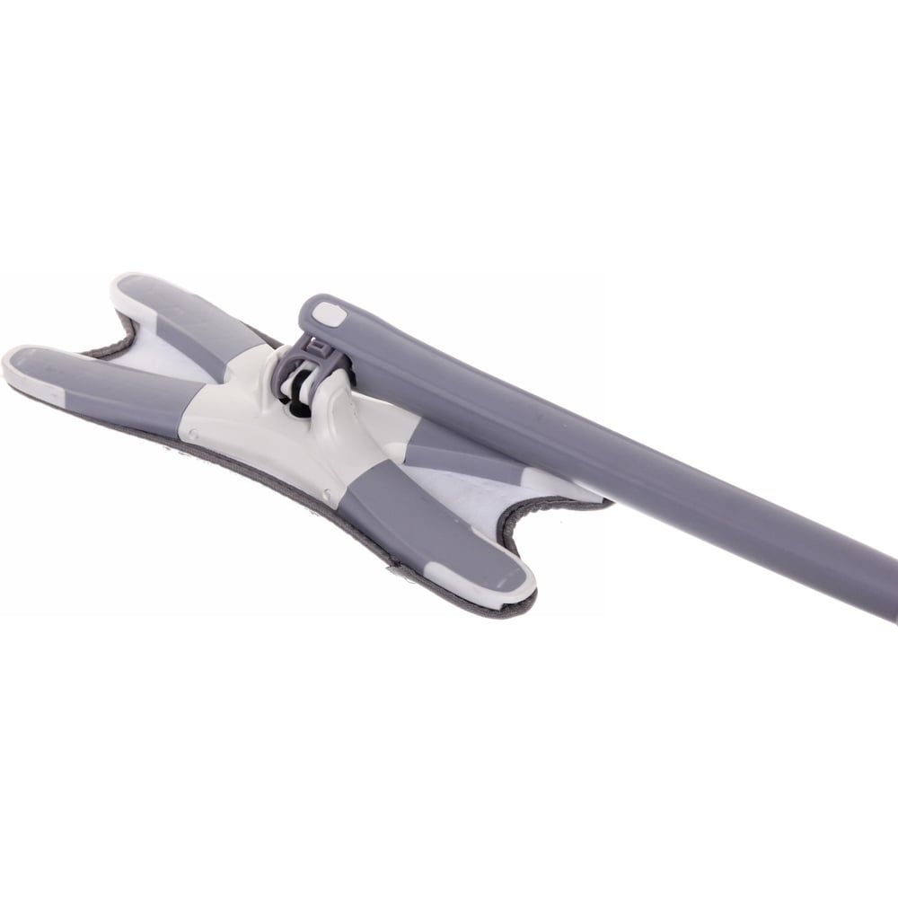 Изображение товара Швабра с отжимом и микрофибровыми насадками Селфи 965-287