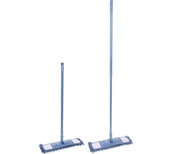 Изображение товара Швабра с насадкой из микрофибры Селфи синяя насадка 65гр. 965-434