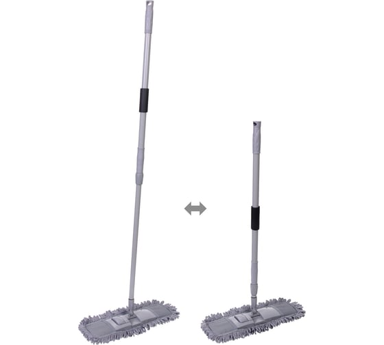 Изображение товара Швабра с насадкой из микрофибры Селфи насадка 120гр Gray 965-473