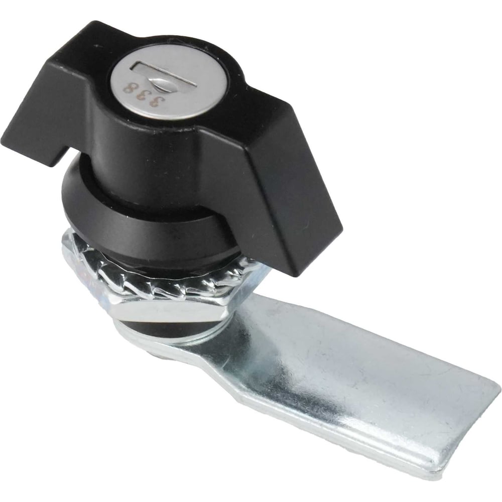 Изображение товара Мебельный замок MS-4088-1 KD черный врезной с двумя ключами надежное решение