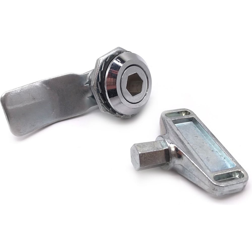 Изображение товара Мебельный врезной замок MS 705-9 с шестигранным ключом серебристый