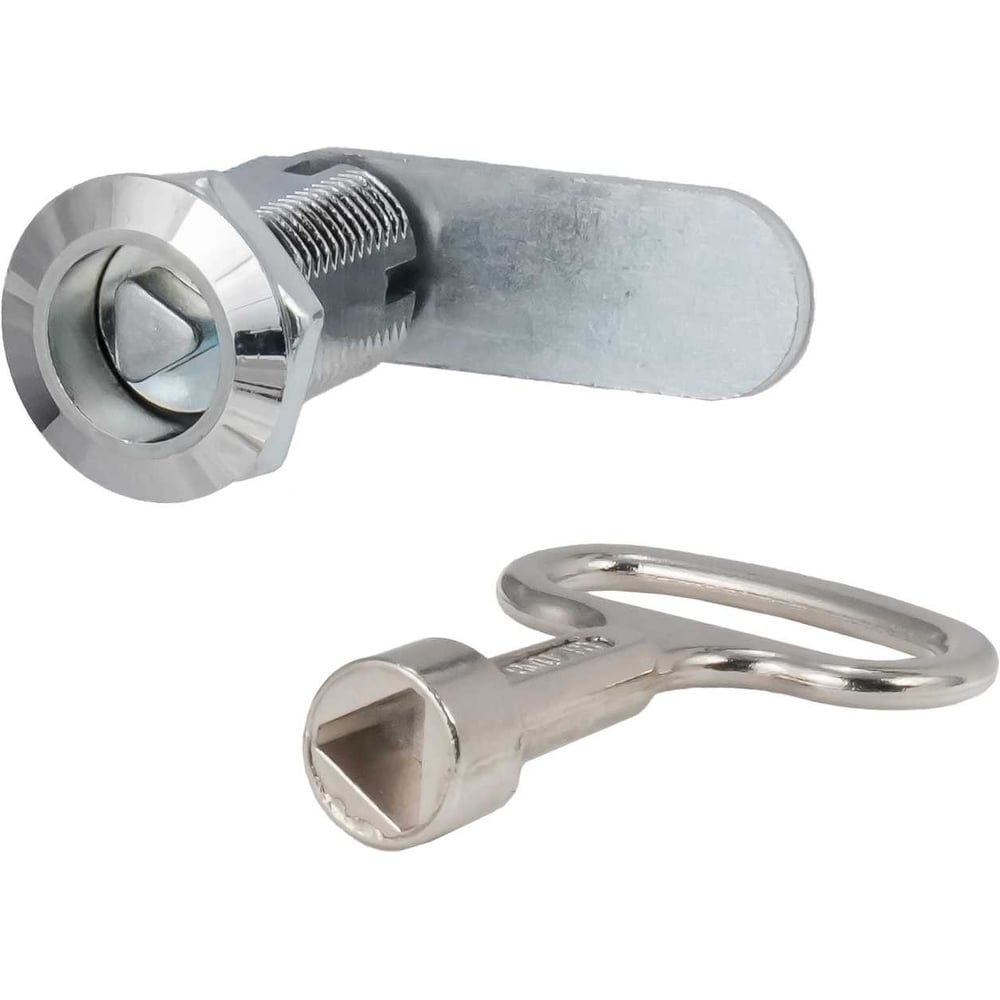 Изображение товара Мебельный замок MS-104-25 C для шкафов и ящиков металлический врезной