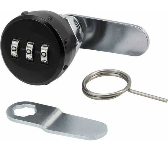 Изображение товара Замок мебельный кодовый замок.su цвет черный - 2шт. 6017-20BL.2