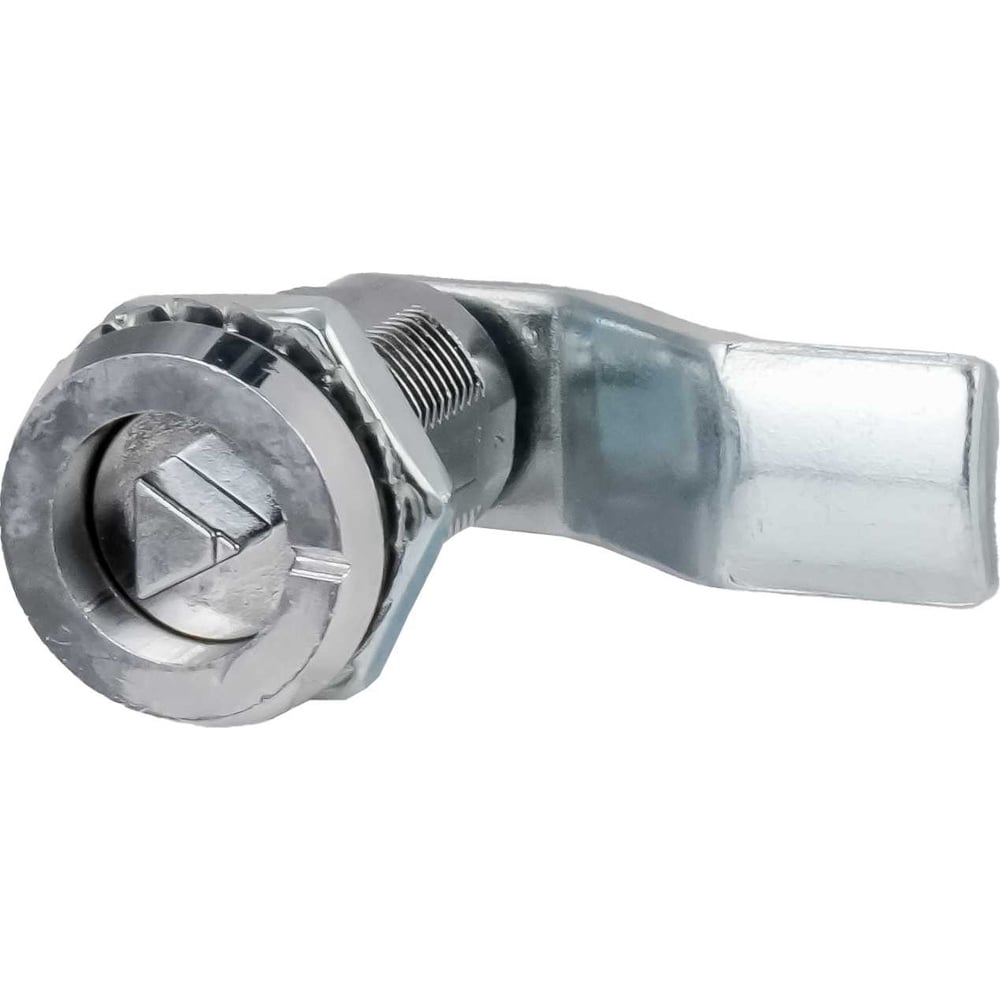 Изображение товара Мебельный замок MS-8166 прижимной цилиндровый распашной 23/29мм серебристый