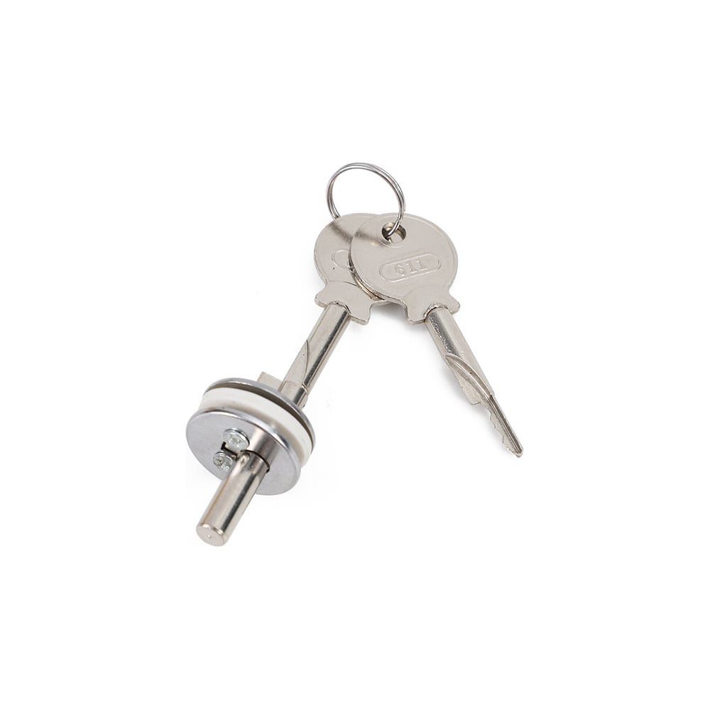 Изображение товара Мебельный замок замок.su 611 мастер для стеклянных раздвижных дверей врезной 50шт