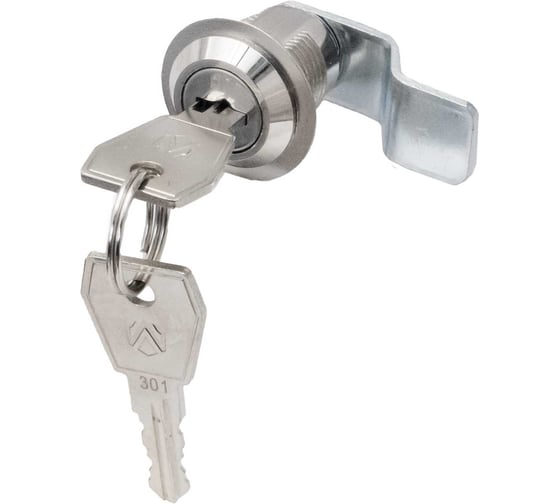 Изображение товара Замок мебельный замок.su EU 20/90 ригель изогнут на 10мм - 6шт. 0047.6