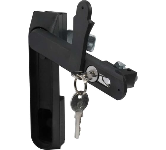 Изображение товара Замок мебельный замок.su MS-1925-1KA/P ригель изогнутый /+8 мм/, английский ключ, мастер 0905 KA/P