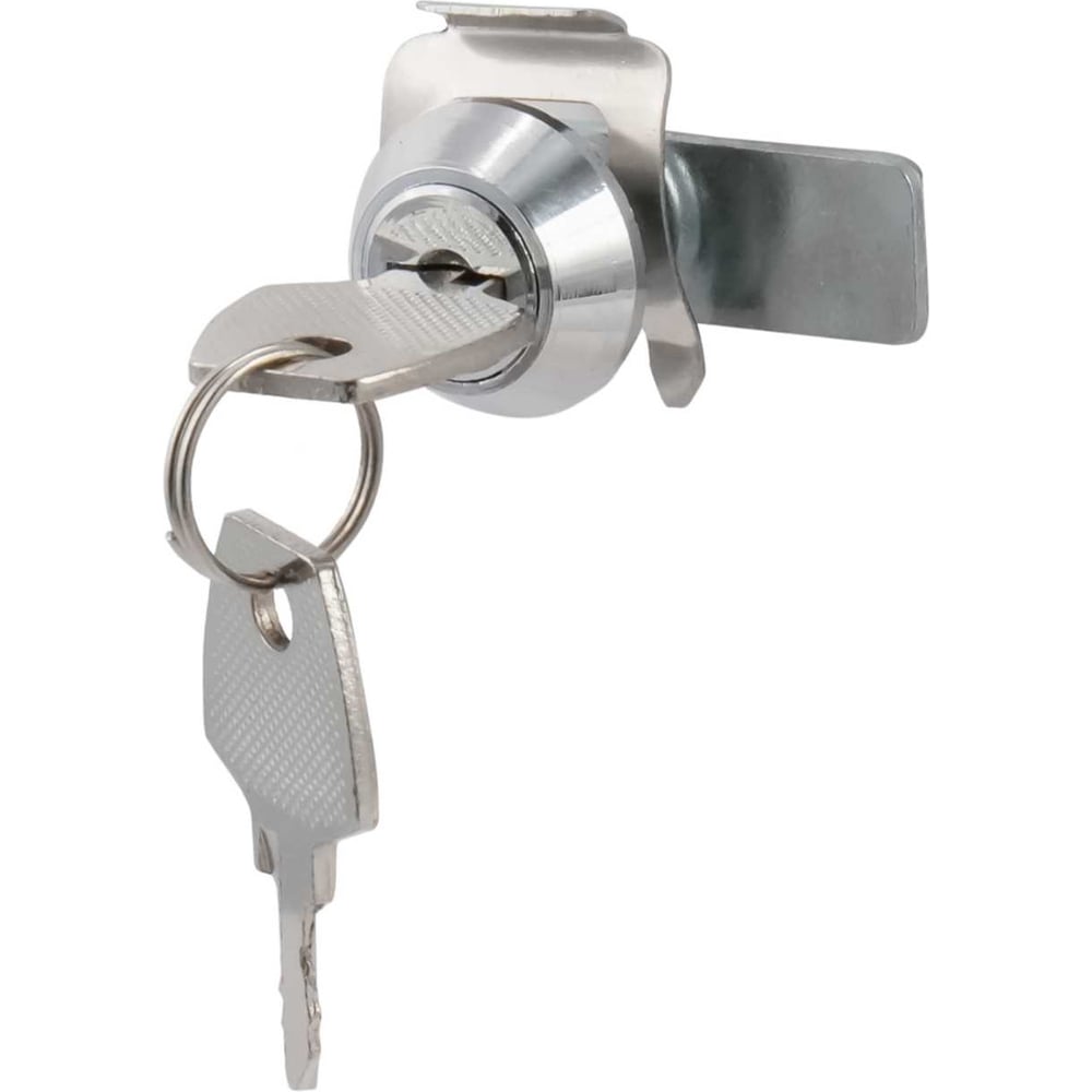 Изображение товара Мебельный замок Бэнкай 12x25 мм мастер врезной цилиндровый серебристый