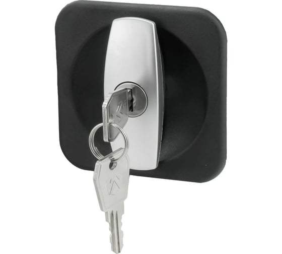 Изображение товара Замок мебельный замок.su ригельный типа F90-Т ручка хром - 2шт. 0235