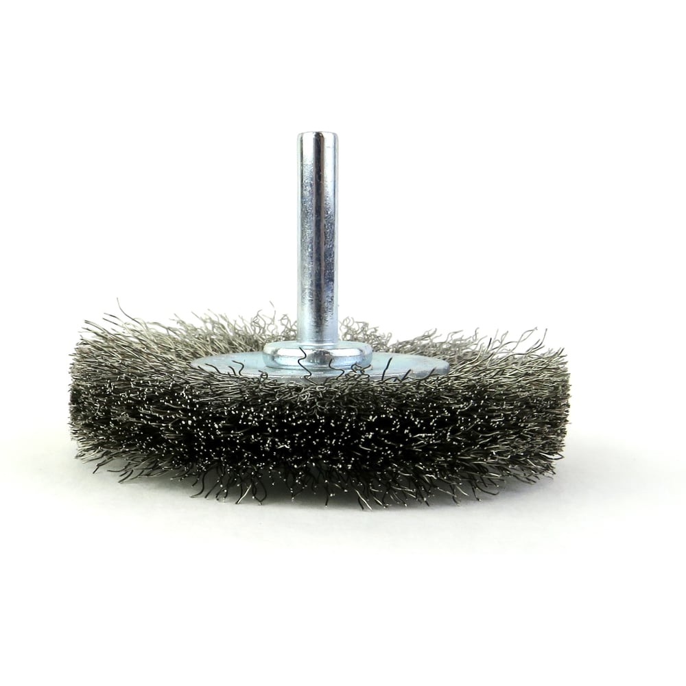 Изображение товара Щетка дисковая Eurobrush 70х11 нержавеющая сталь 18000 об/мин