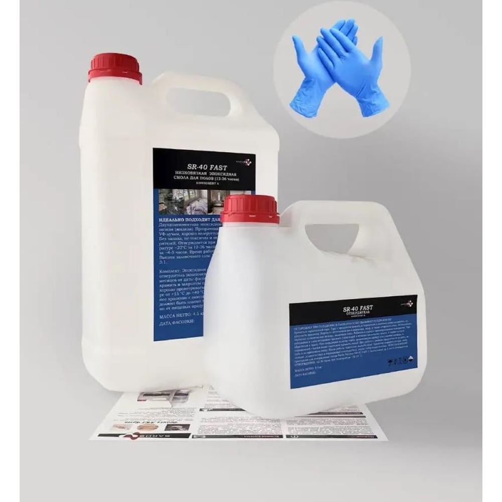 Изображение товара Комплект Saros Polymer SR-40 FAST эпоксидная смола 6 кг для заливок и покрытий
