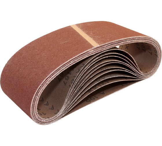 Изображение товара Шлифлента бесконечная для электрошлифмашин CNIC 610x100 14А Р100 SA48001H в упаковке 10шт. 41219