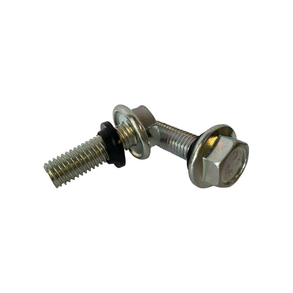 Изображение товара Болт с фланцем и пластиковой шайбой boltnn.ru М10х25 8.8 цинк 600 шт 4687207073257