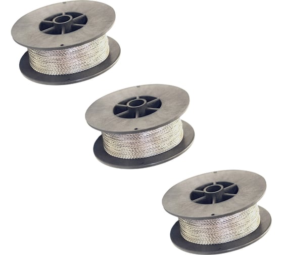 Изображение товара Пломбировочная проволока оцинкованная ТПК Технологии Контроля 0,75/100 м витая, упак.:3 штуки 24309