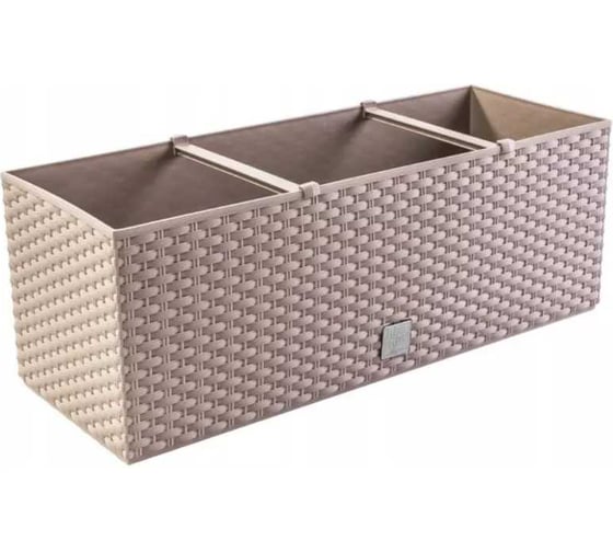 Изображение товара Горшок цветочный Prosperplast Rato Case 500 балконный, мокка DRTC500-7529U